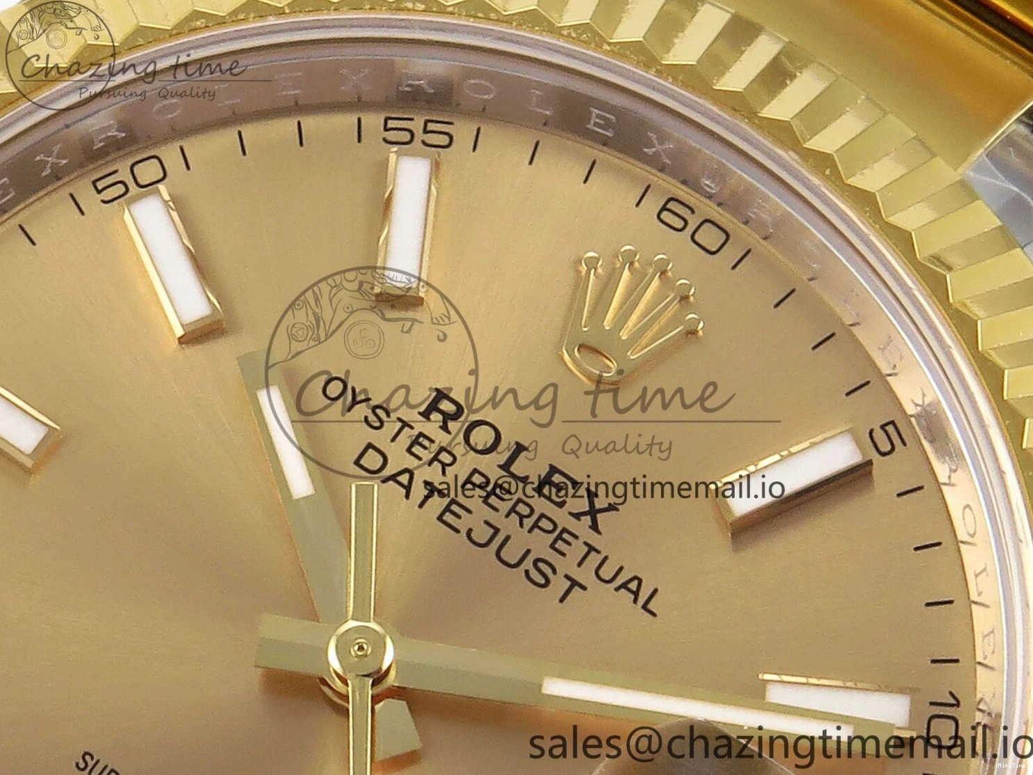 MiroTime 0201 Breathable DateJust 41 SS YG ARF 1:1 Best Edition 904L Steel YG Stick Dial on Oyster Bracelet SH 1260